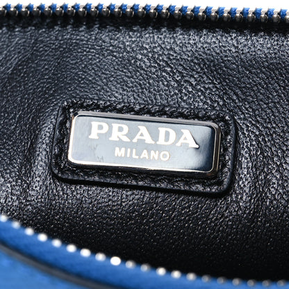 Prada Saffiano Whale Flat Wristlet Pouch Marea 6 of 8