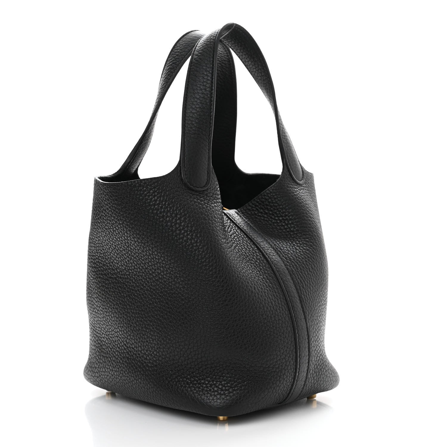 Hermes Taurillon Clemence Picotin Lock 18 PM Black 3 of 11