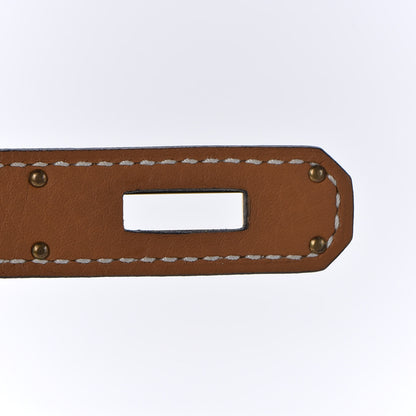 Hermes Taurillon Clemence Kelly Retourne 28 Toffee 29 of 37