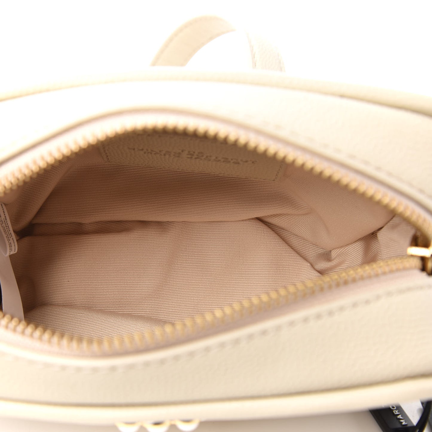 Calfskin Quilted Pearl The Softshot 17 Crossbody Oatmilk