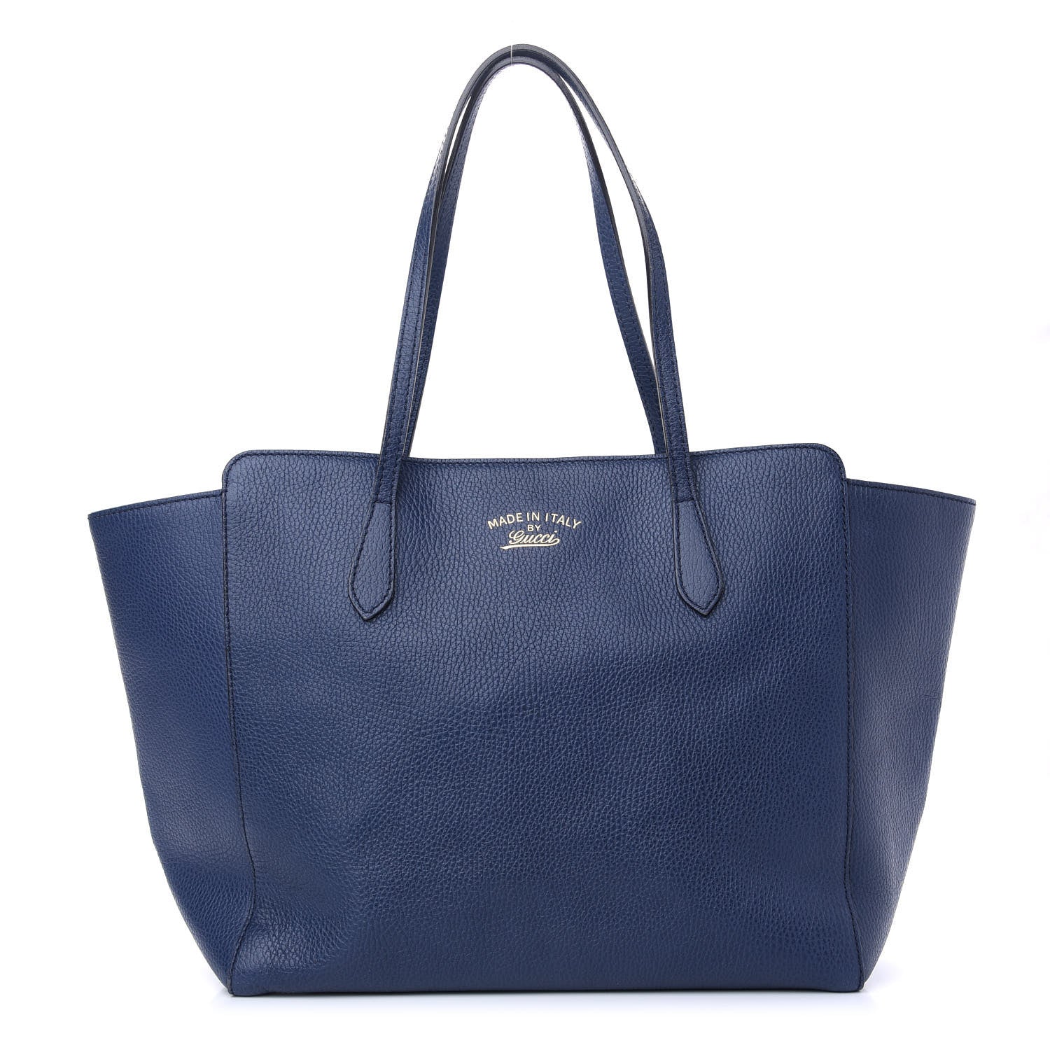 Gucci Dollar Calfskin Medium Swing Tote Marine Deep Cobalt 1 of 10
