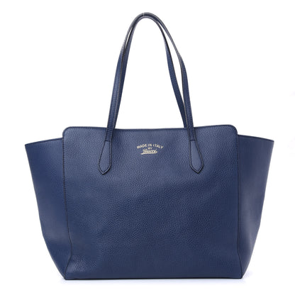 Gucci Dollar Calfskin Medium Swing Tote Marine Deep Cobalt 1 of 10