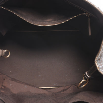 Christian Dior Coated Canvas Cannage Medium Panarea Tote Bronze 6 of 8