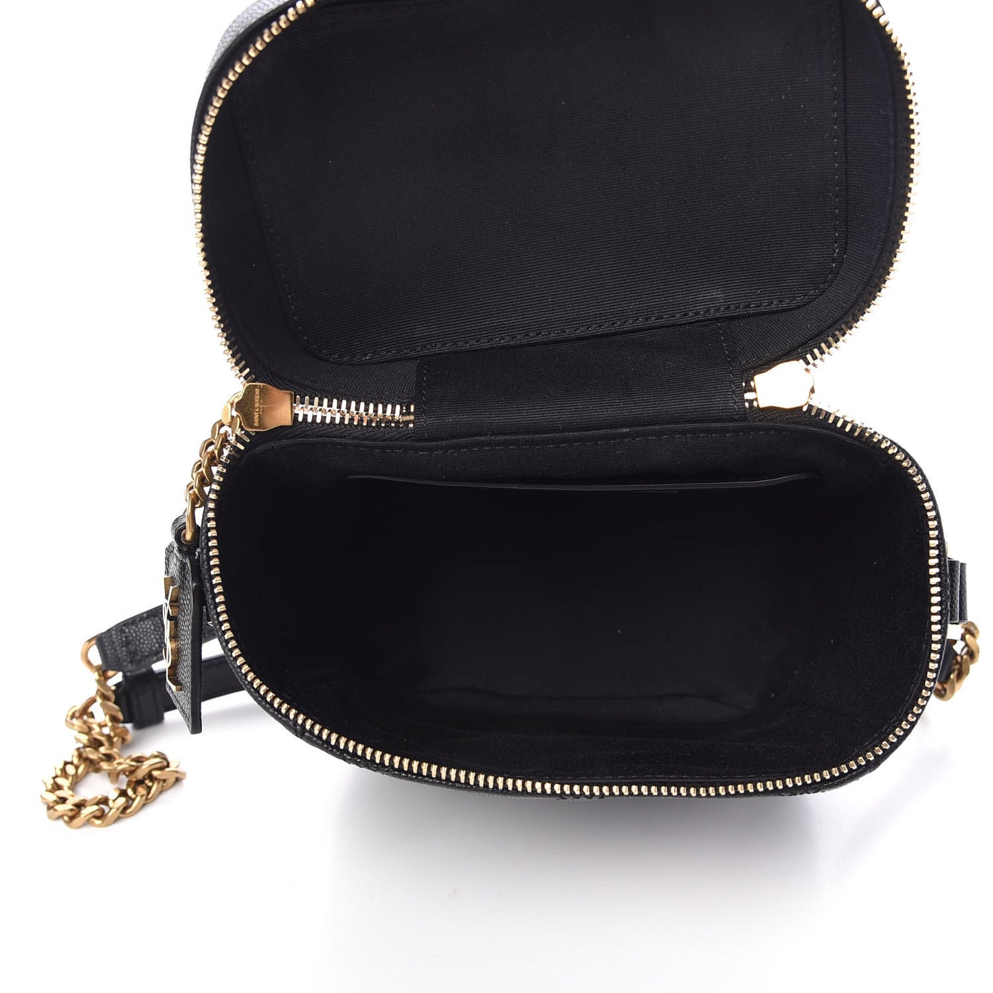 Grain de Poudre Quilted 80's Vanity Bag Black