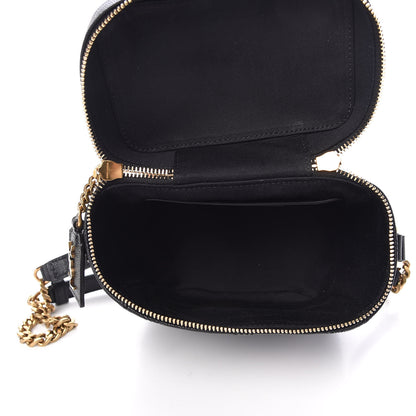 Saint Laurent Grain de Poudre Quilted 80's Vanity Bag Black 5 of 9