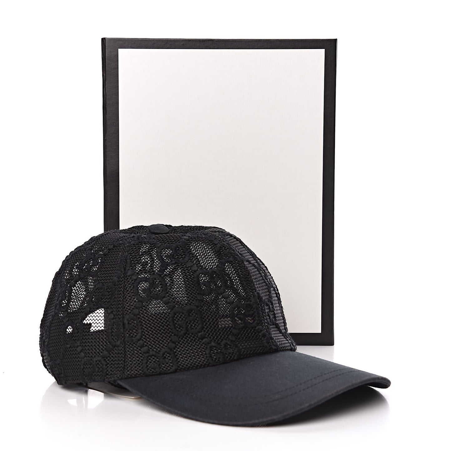 GG Net Embroidered Baseball Hat M Black