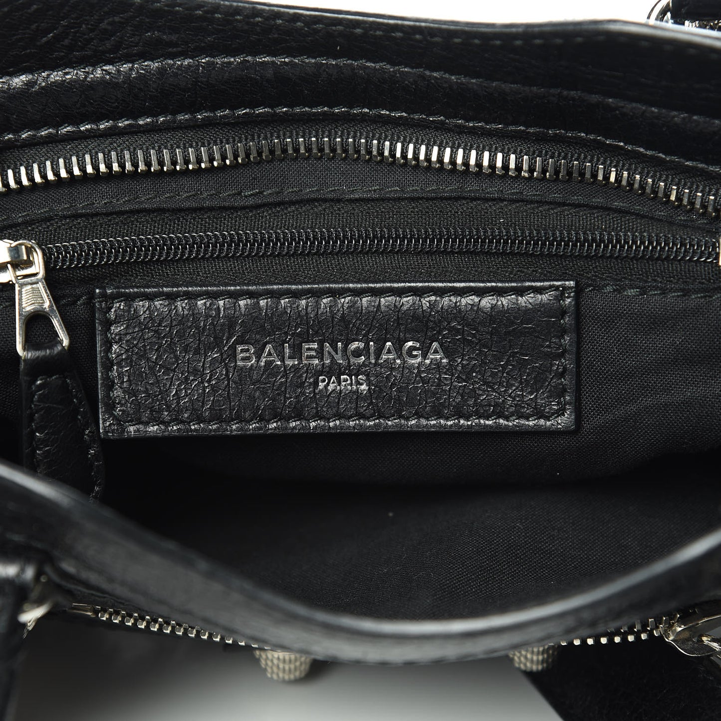 Agneau Giant 12 Silver Hardware Mini City Black