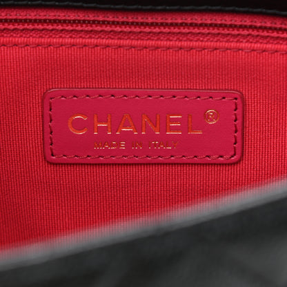 Chanel Shiny Caviar Quilted Large Chain Melody Flap Black 6 of 11