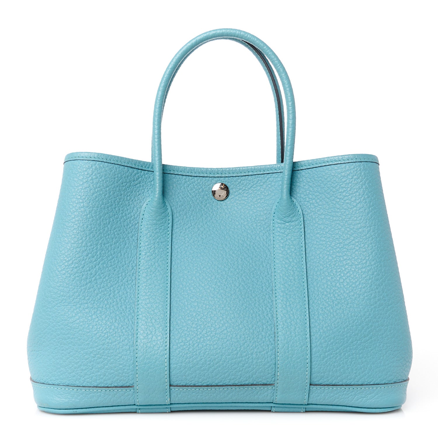 Hermes Vache Country Garden Party 30 TPM Bleu Saint Cyr 1 of 11