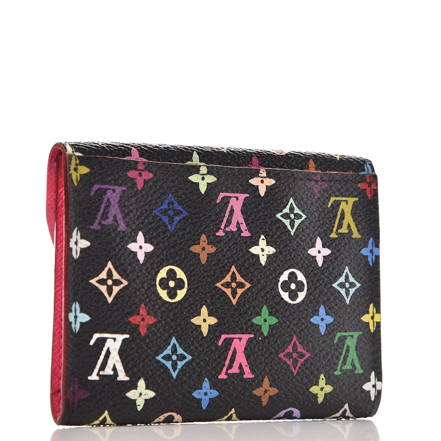 Monogram Multicolor Business Card Holder Black Grenade