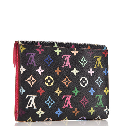 Louis Vuitton Monogram Multicolor Business Card Holder Black Grenade 3 of 10