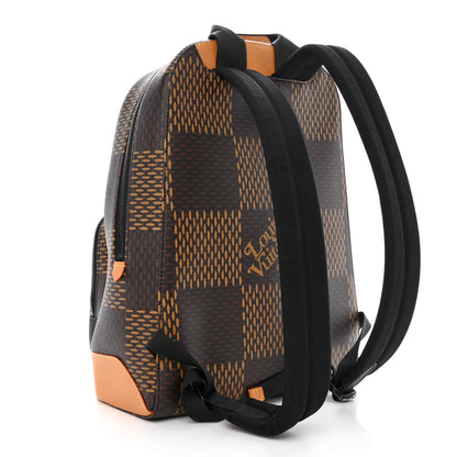 Louis Vuitton x NIGO Giant Damier Ebene Monogram Campus Backpack 3 of 11