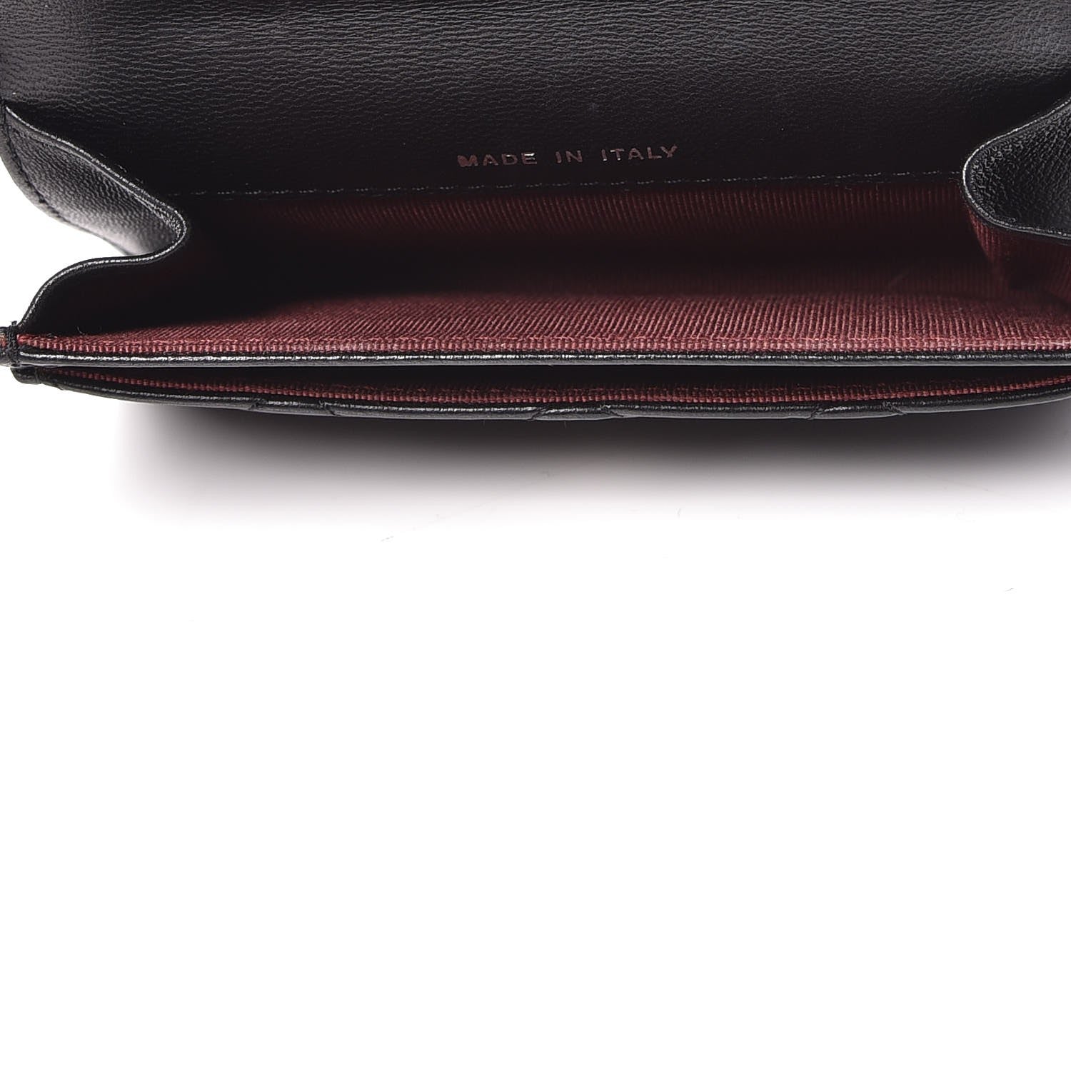Chanel Lambskin Quilted Flap Card Holder Black 6 of 9