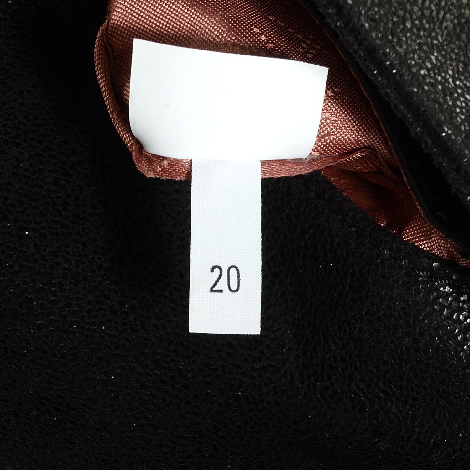 Stella McCartney Faux Leather Shaggy Deer Falabella Crossbody Bag Black 8 of 9