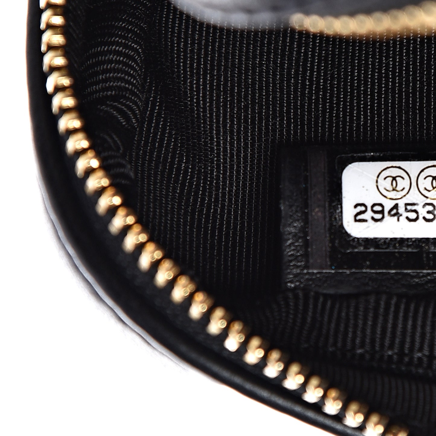 Lambskin Quilted Waist Bag Black