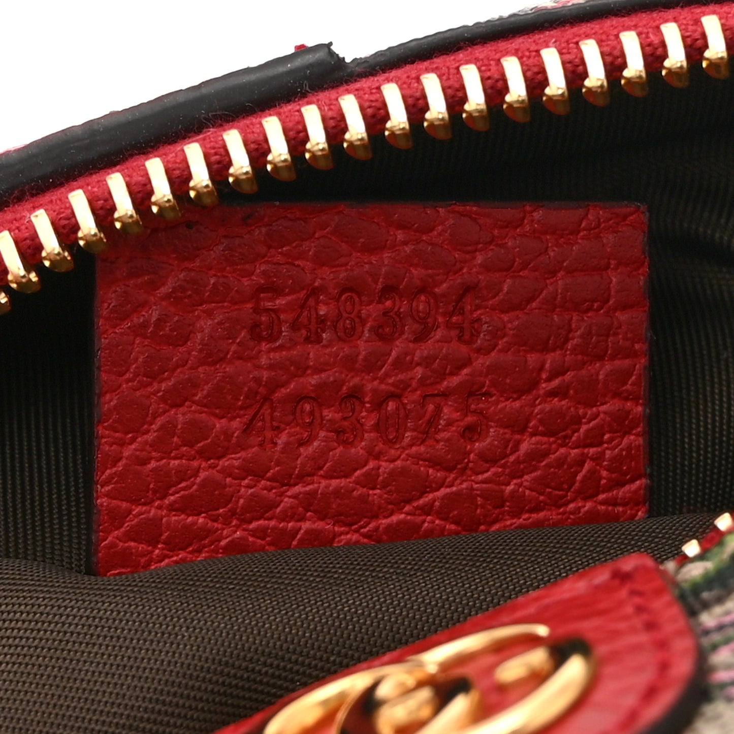 Soft GG Supreme Monogram Flora Calfskin Small Ophidia Cosmetic Case Beige Ebony Multicolor Rosso
