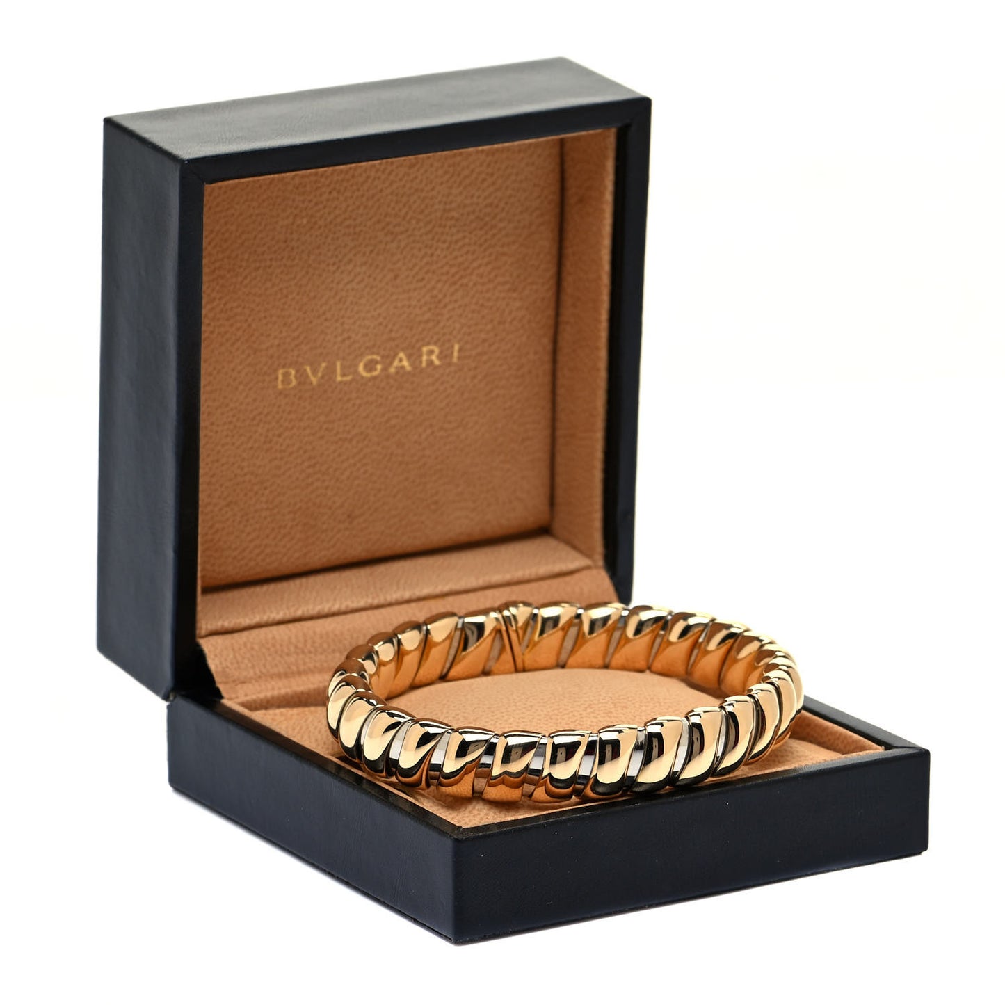 Stainless Steel 18K Yellow Gold Tubogas Bracelet