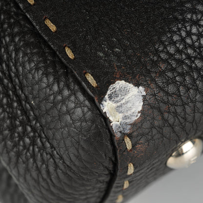 Fendi Calfskin Romano Selleria Medium Linda Satchel Brown 10 of 10
