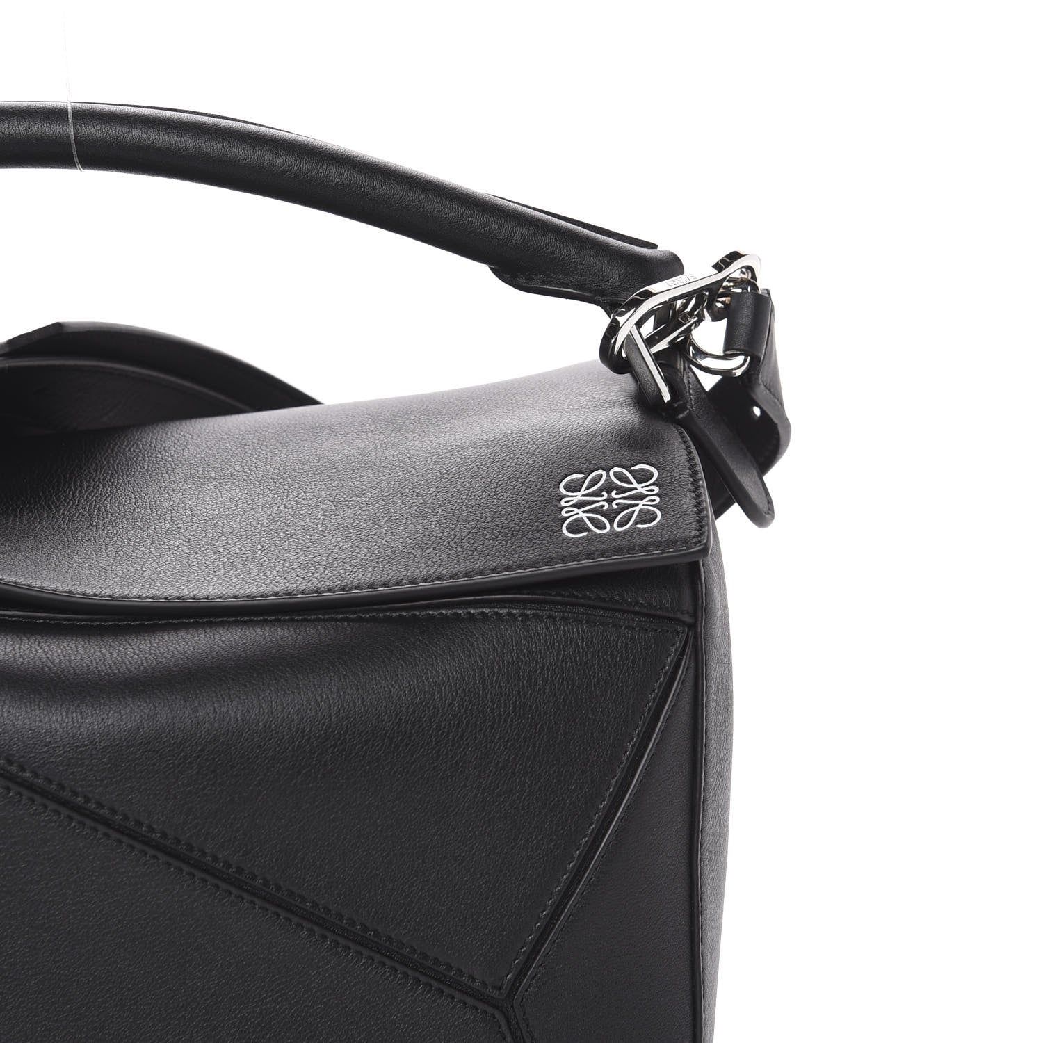 Loewe Calfskin Medium Puzzle Bag Black 7 of 10
