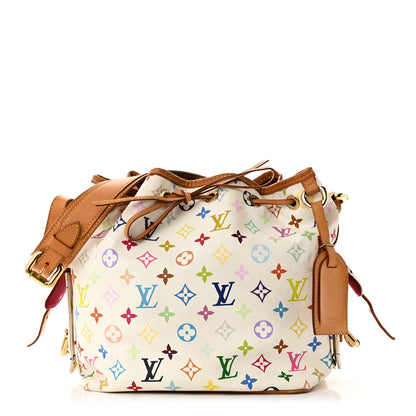 Louis Vuitton Monogram Multicolor Petit Noe White 1 of 13