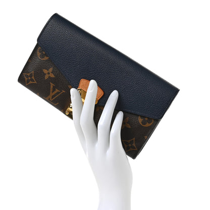Louis Vuitton Monogram Pallas Wallet Blue Marine 2 of 7