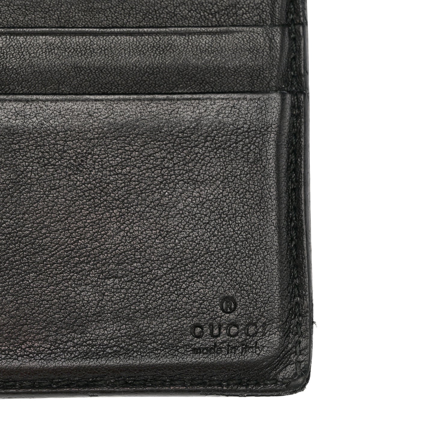Guccissima Avel Bi-Fold Wallet Black