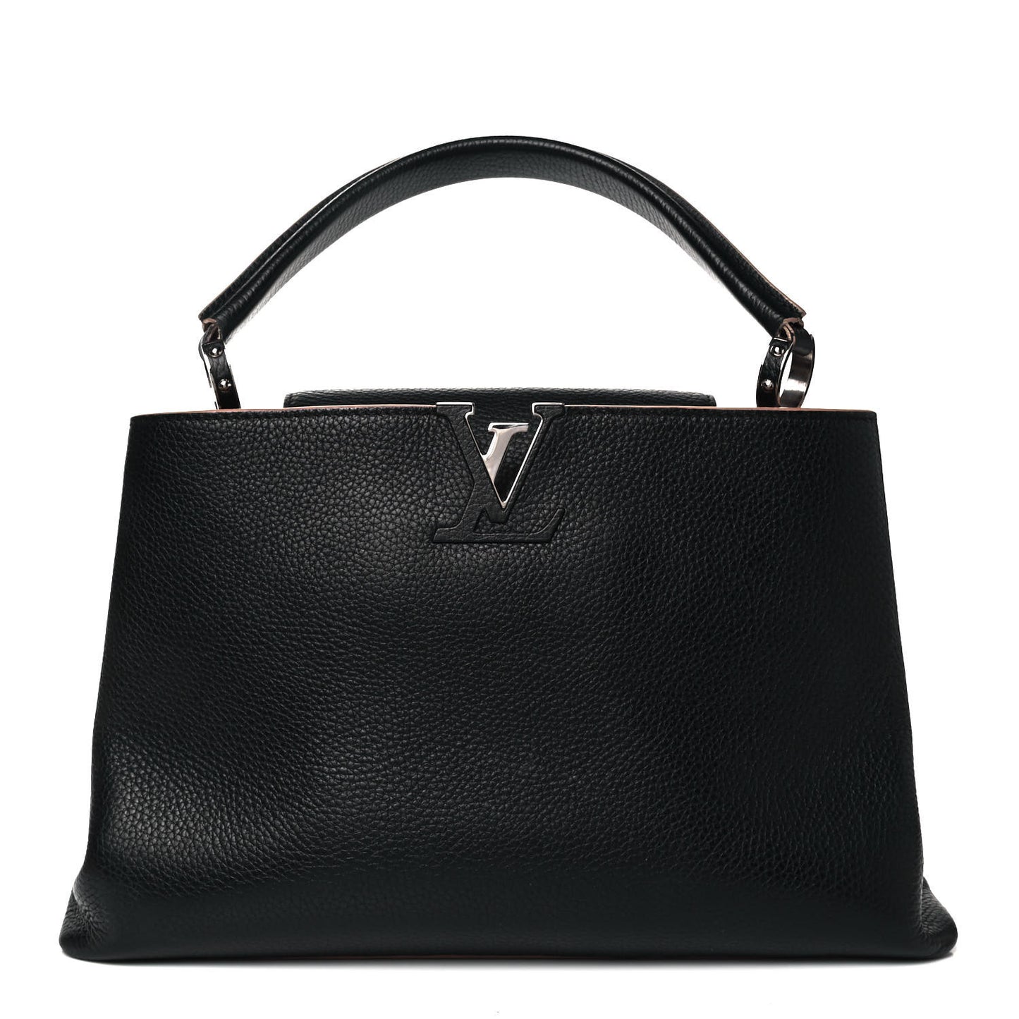 Taurillon Capucines MM Black Petale