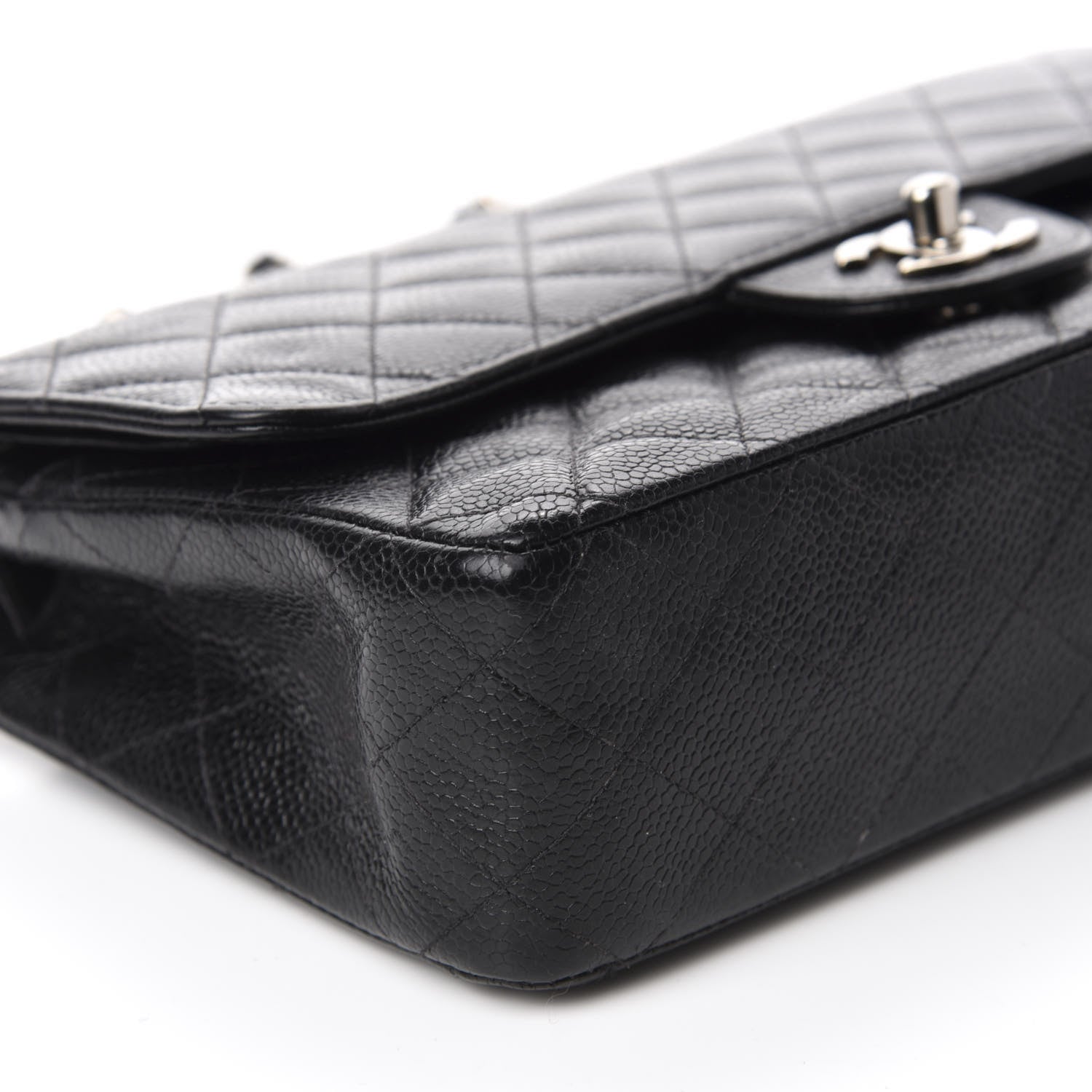 Chanel Caviar Quilted Medium Double Flap Black 6 of 12