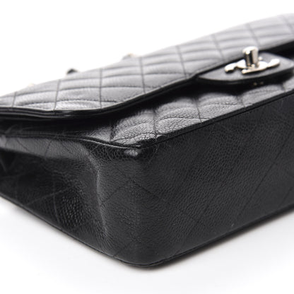 Chanel Caviar Quilted Medium Double Flap Black 6 of 12