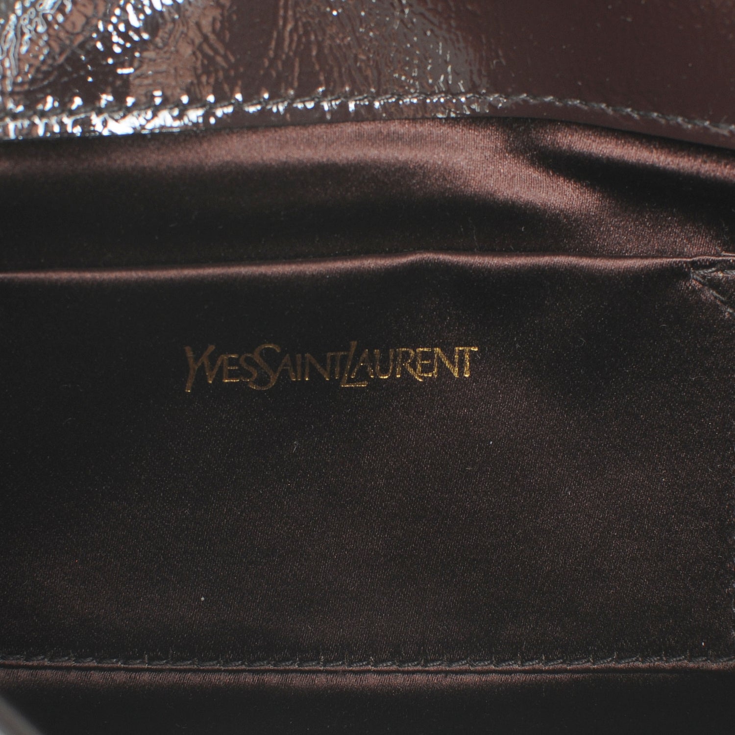 Saint Laurent Textured Patent Medium Belle de Jour Clutch Amarena 5 of 6