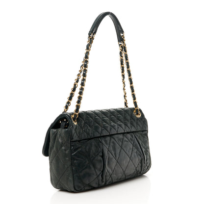 Chanel Iridescent Calfskin Large Chic Quilt Flap Black 3 of 11