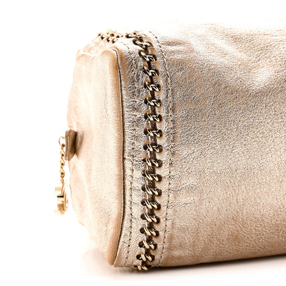 Chanel Metallic Goatskin Medium Luxe Ligne Bowler Light Gold 9 of 11