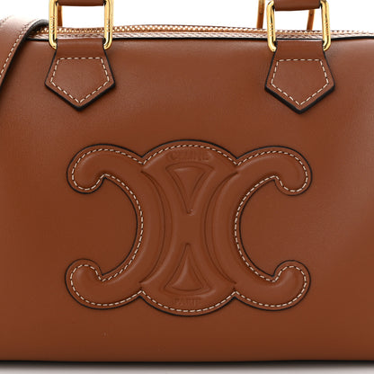 Celine Smooth Calfskin Triomphe Small Boston Bag Tan 8 of 11