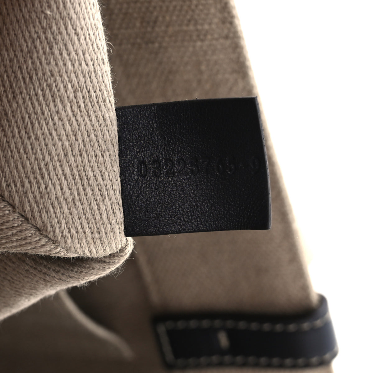Chloe Cotton Calfskin Medium Woody Ribbon Tote White Blue 7 of 11
