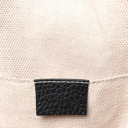 Gucci Pebbled Calfskin Soho Chain Backpack Black 5 of 12