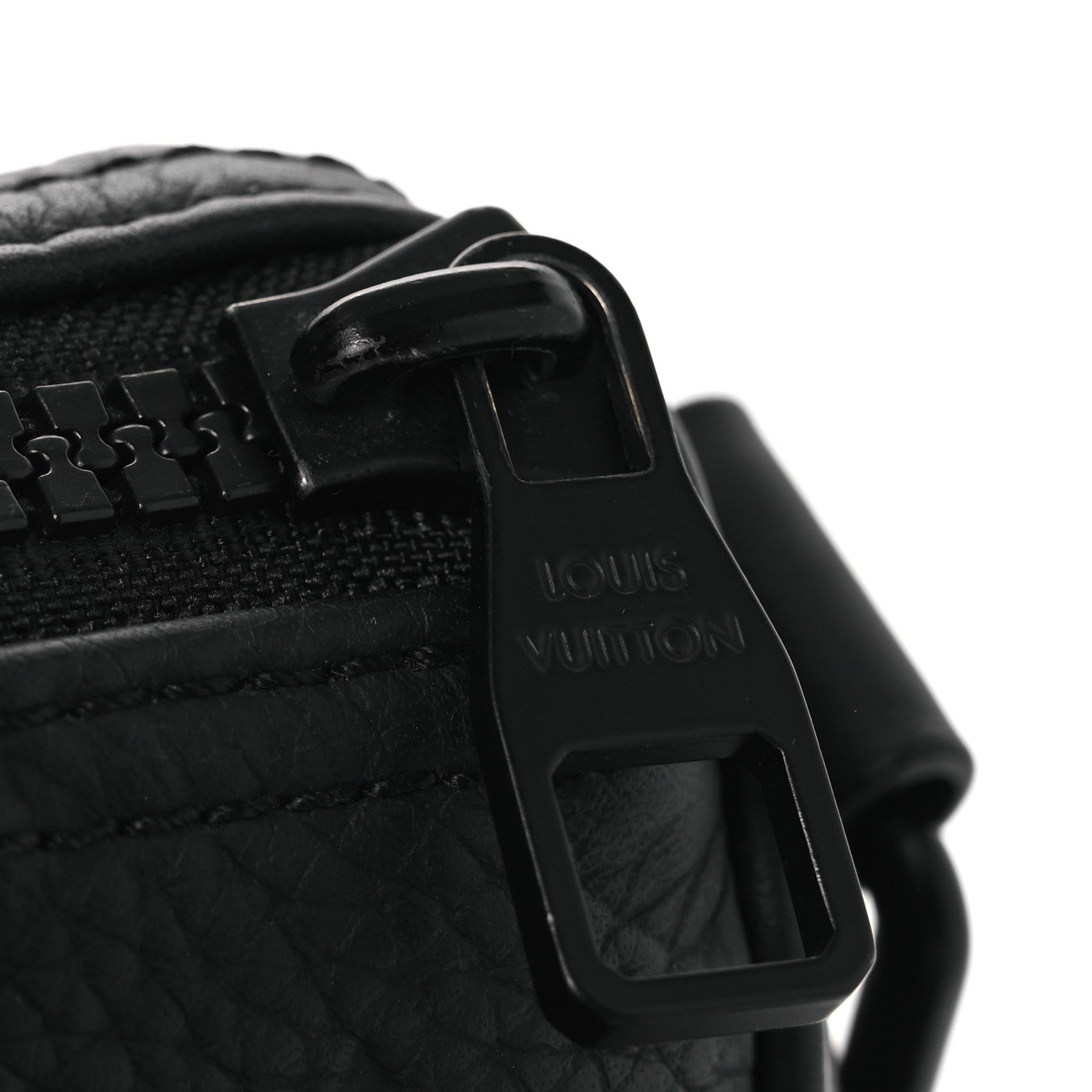 Louis Vuitton Monogram Taurillon Keepall Bandouliere 25 Black 9 of 9