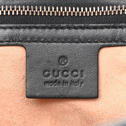 Gucci Calfskin Matelasse Medium GG Marmont Shoulder Bag Black 6 of 14