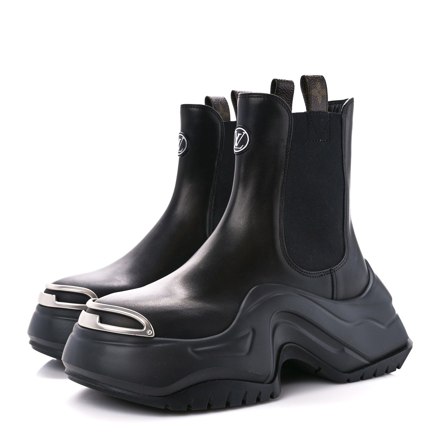 Calfskin Archlight 2.0 Block Heel Ankle Boots 37 Black