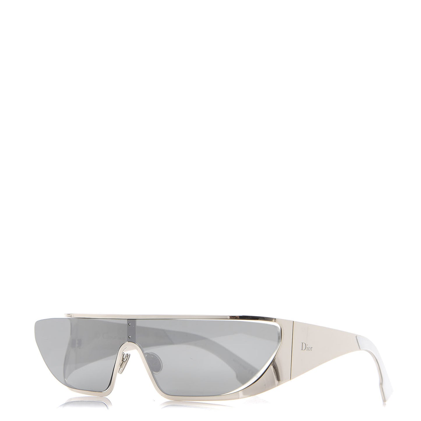 X RIHANNA Shield Sunglasses Silver