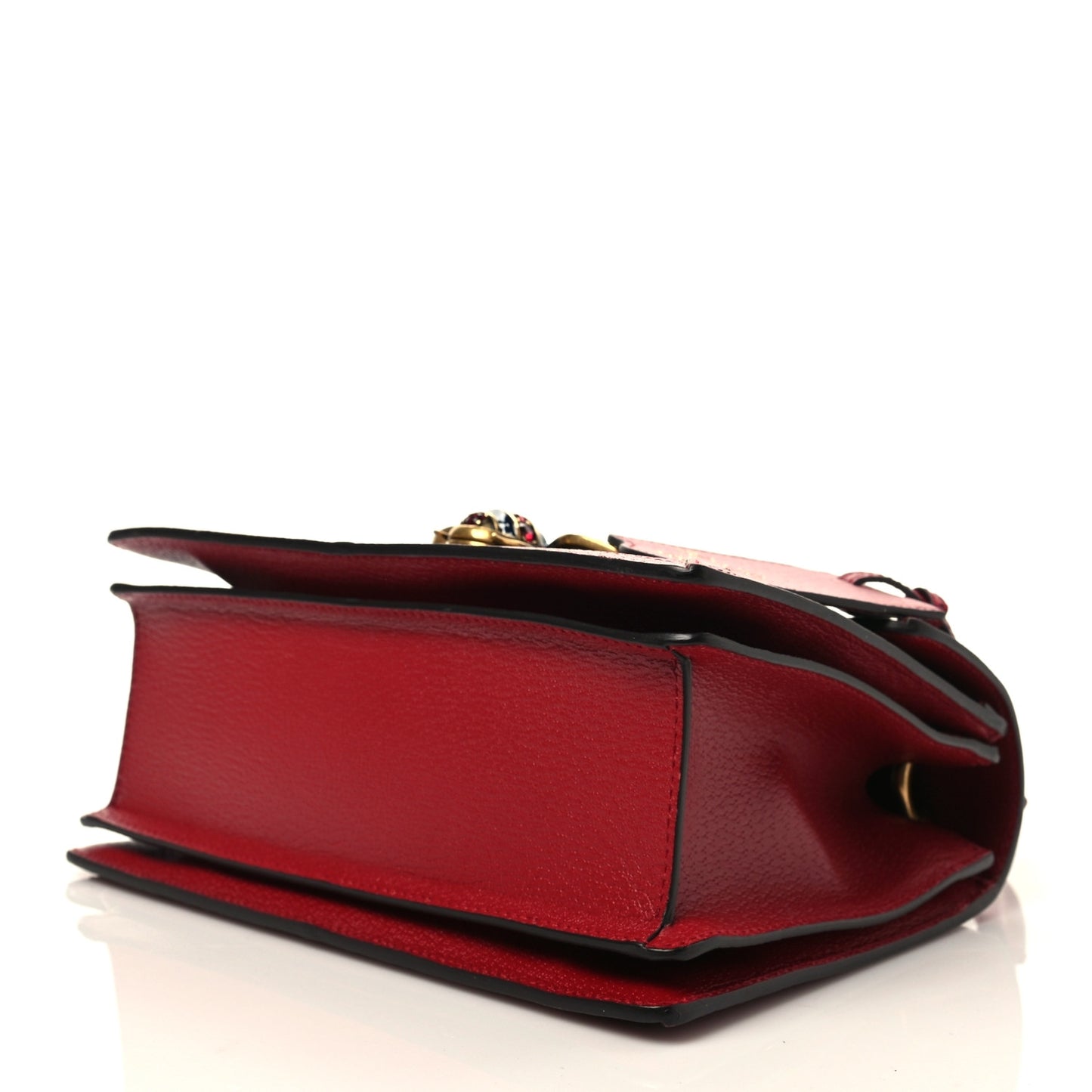 GG Supreme Monogram Small Queen Margaret Top Handle Bag Red