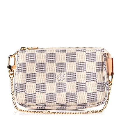 Louis Vuitton Damier Azur Mini Pochette Accessories 1 of 4