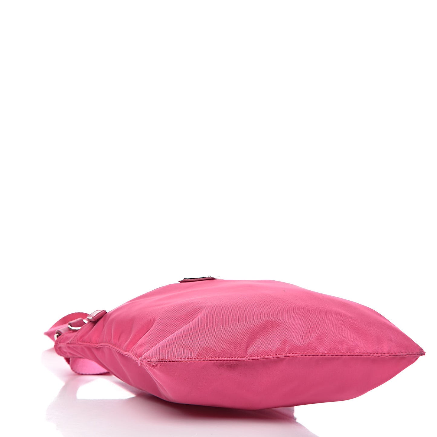 Nylon Vela Flat Messenger Bag Fuxia