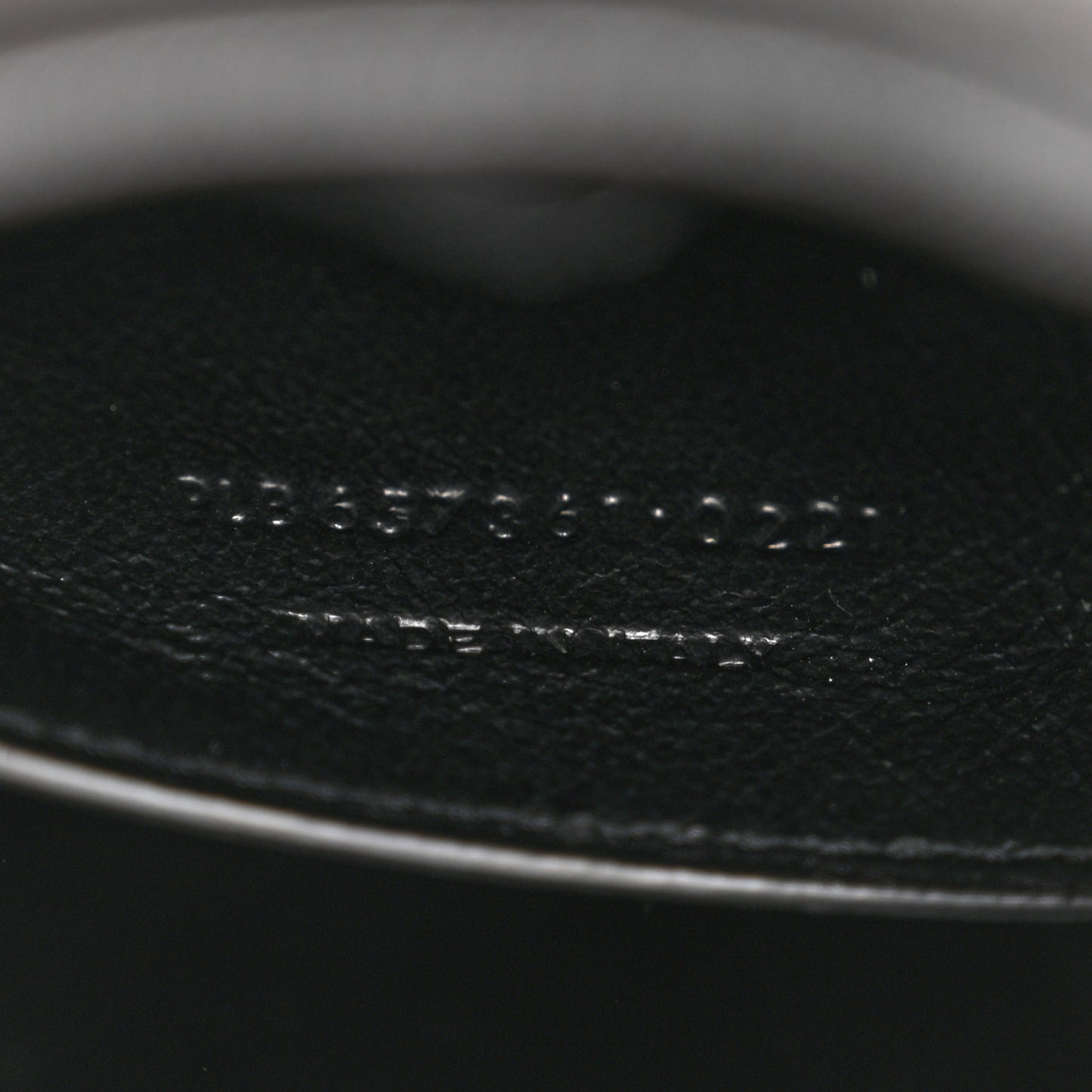 Lambskin Quilted Monogram Baby Victoire Chain Clutch Bag Black