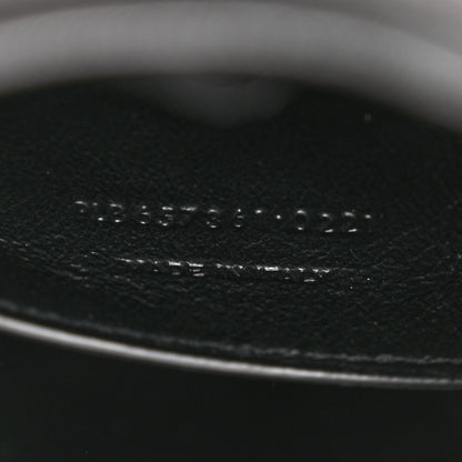 Saint Laurent Lambskin Quilted Monogram Baby Victoire Chain Clutch Bag Black 7 of 11