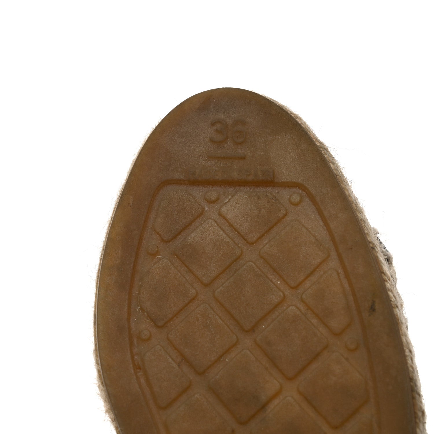Chanel Mesh Grosgrain CC Espadrilles 36 Beige Black 8 of 11