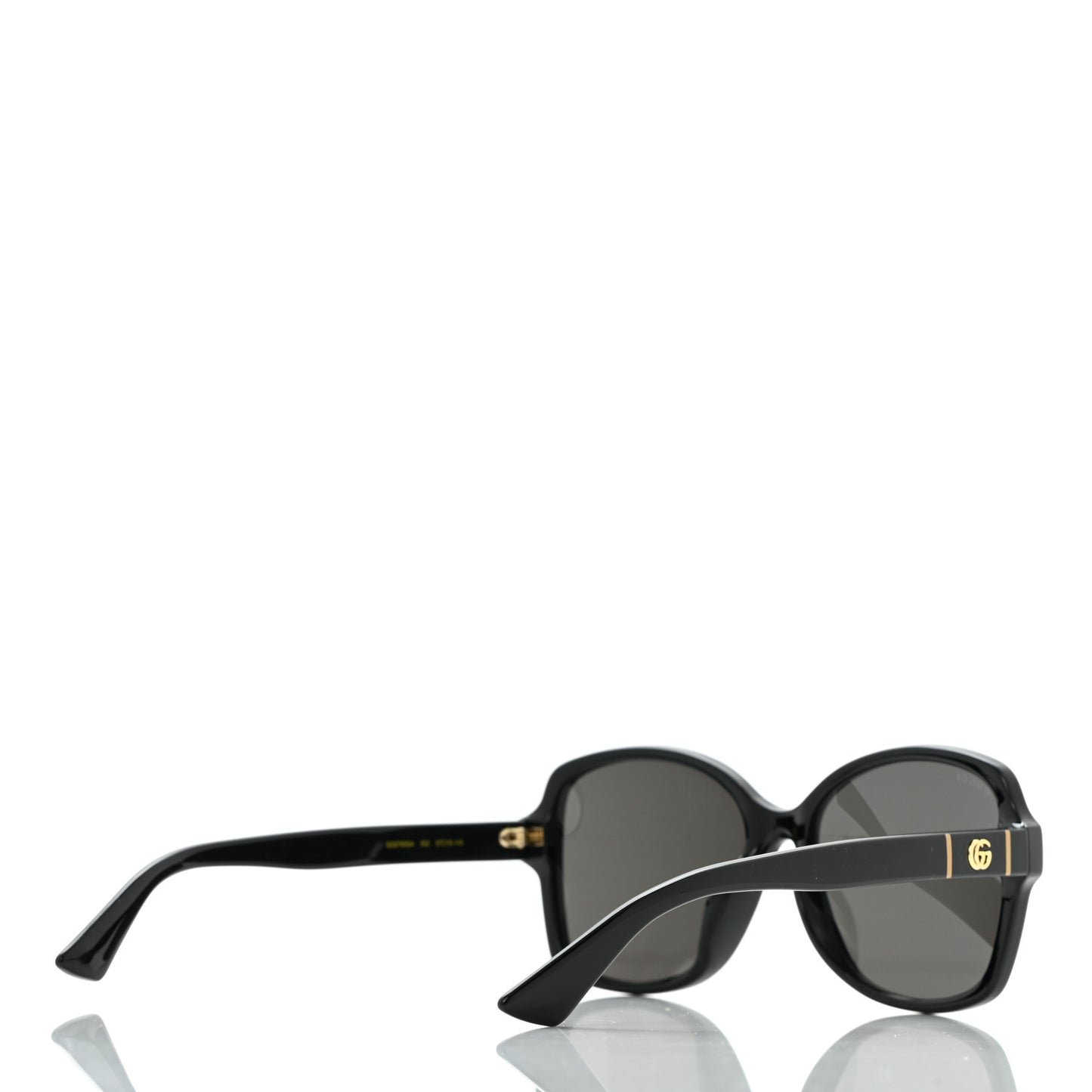 Acetate Square Sunglasses GG0765SA Black