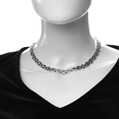 Cartier 18K White Gold Diamond Maillon Panthere Necklace 2 of 6