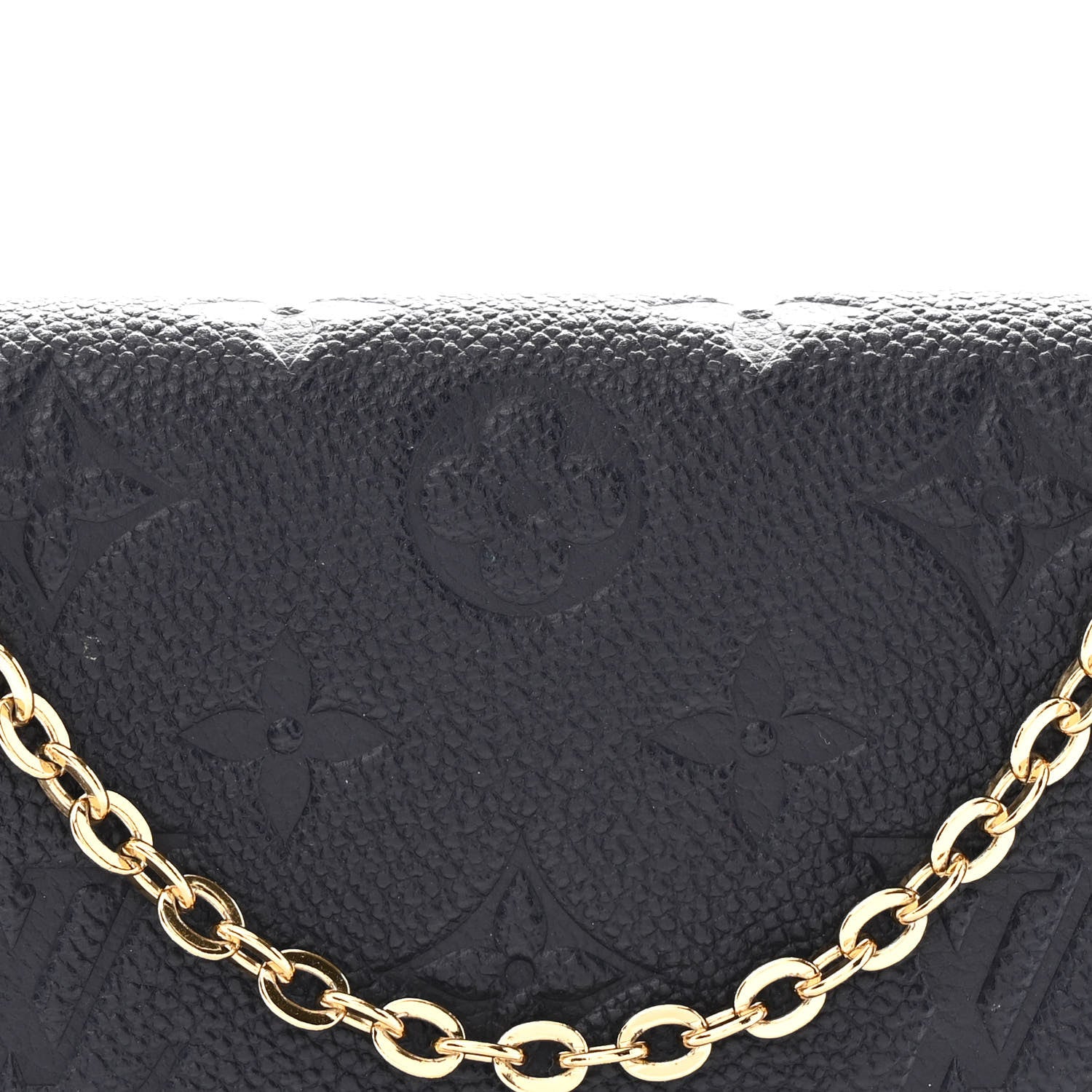 Louis Vuitton Empreinte Pochette Felicie Chain Wallet Marine Rouge 10 of 13