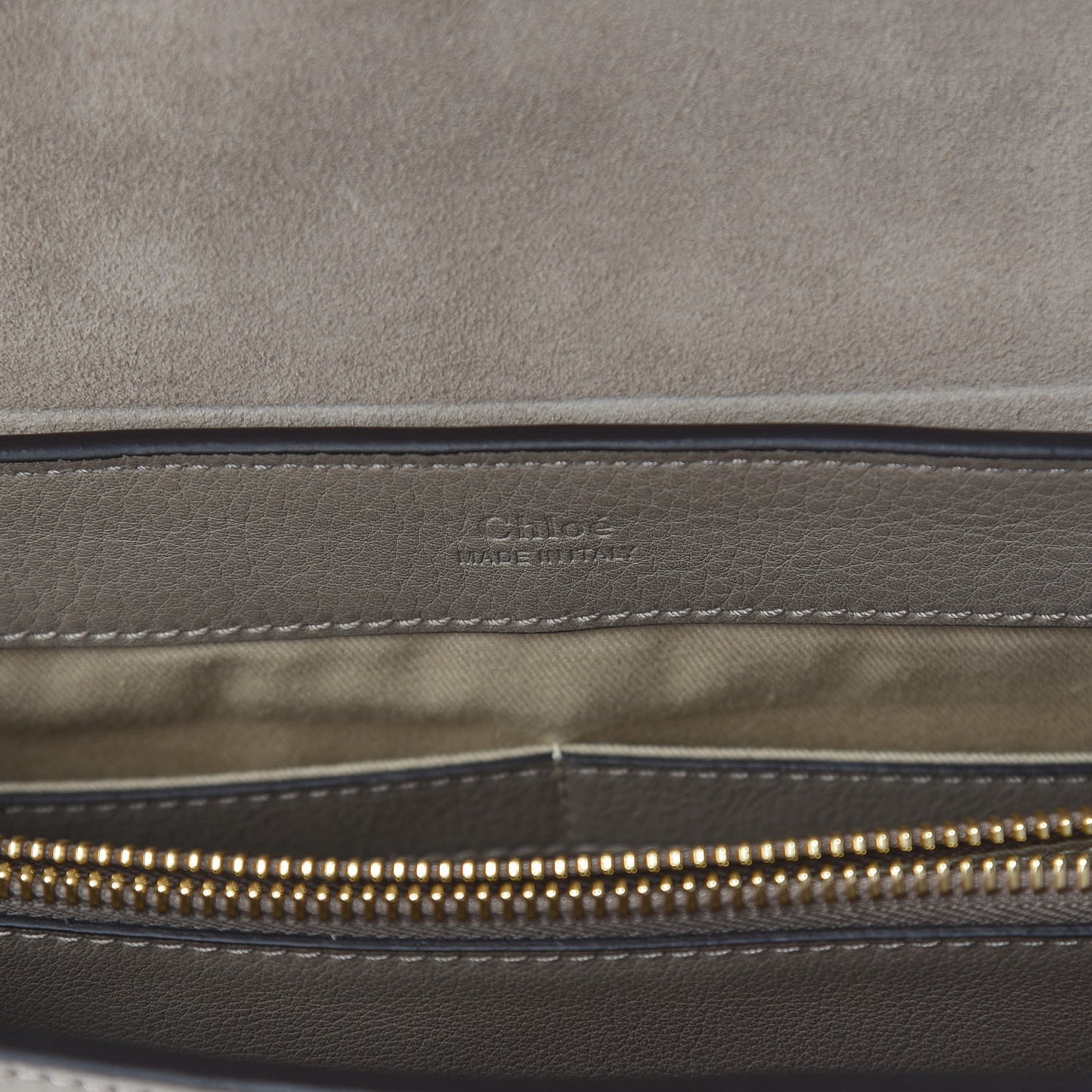 Calfskin Small Faye Day Shoulder Bag Motty Grey