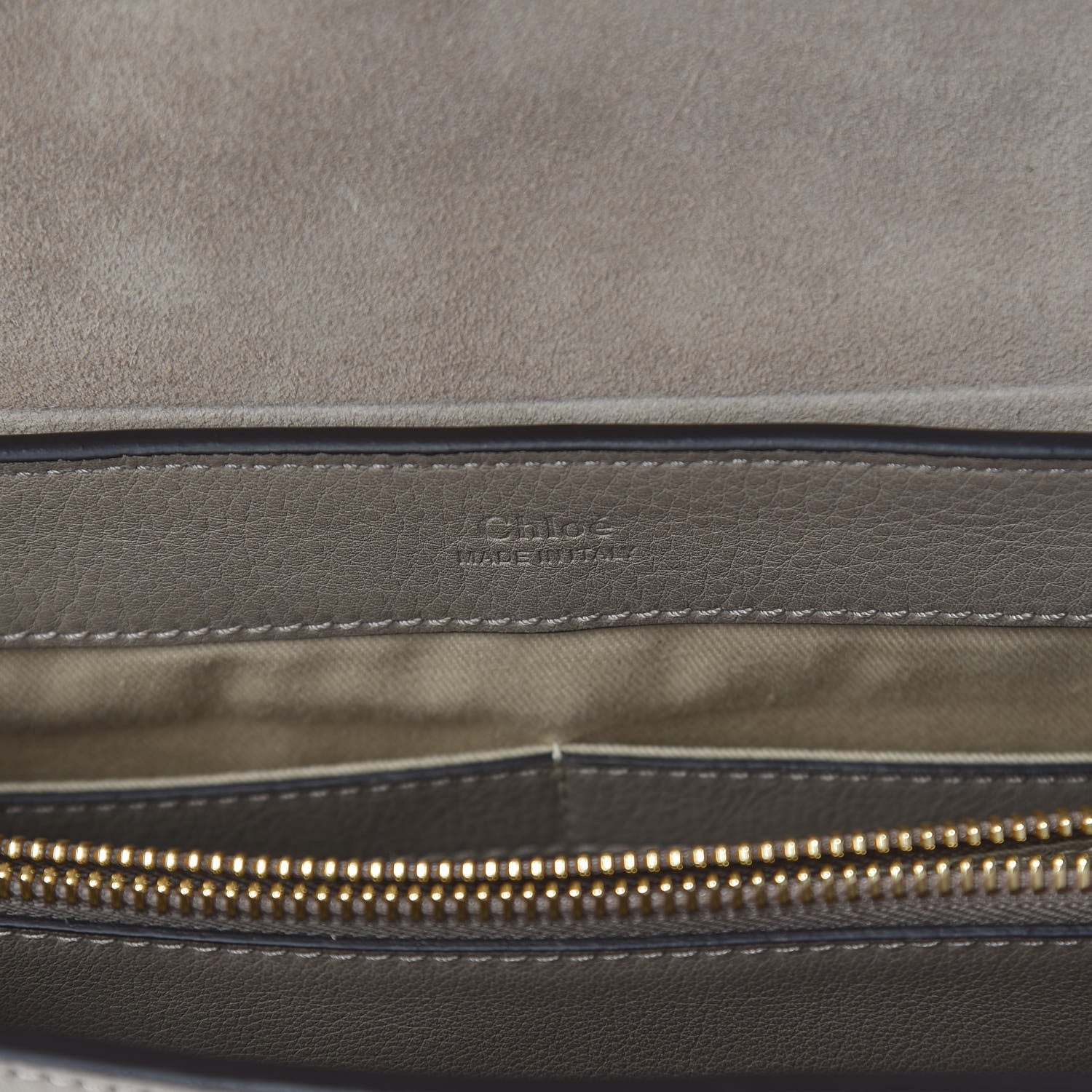 Chloe Calfskin Small Faye Day Shoulder Bag Motty Grey 6 of 10